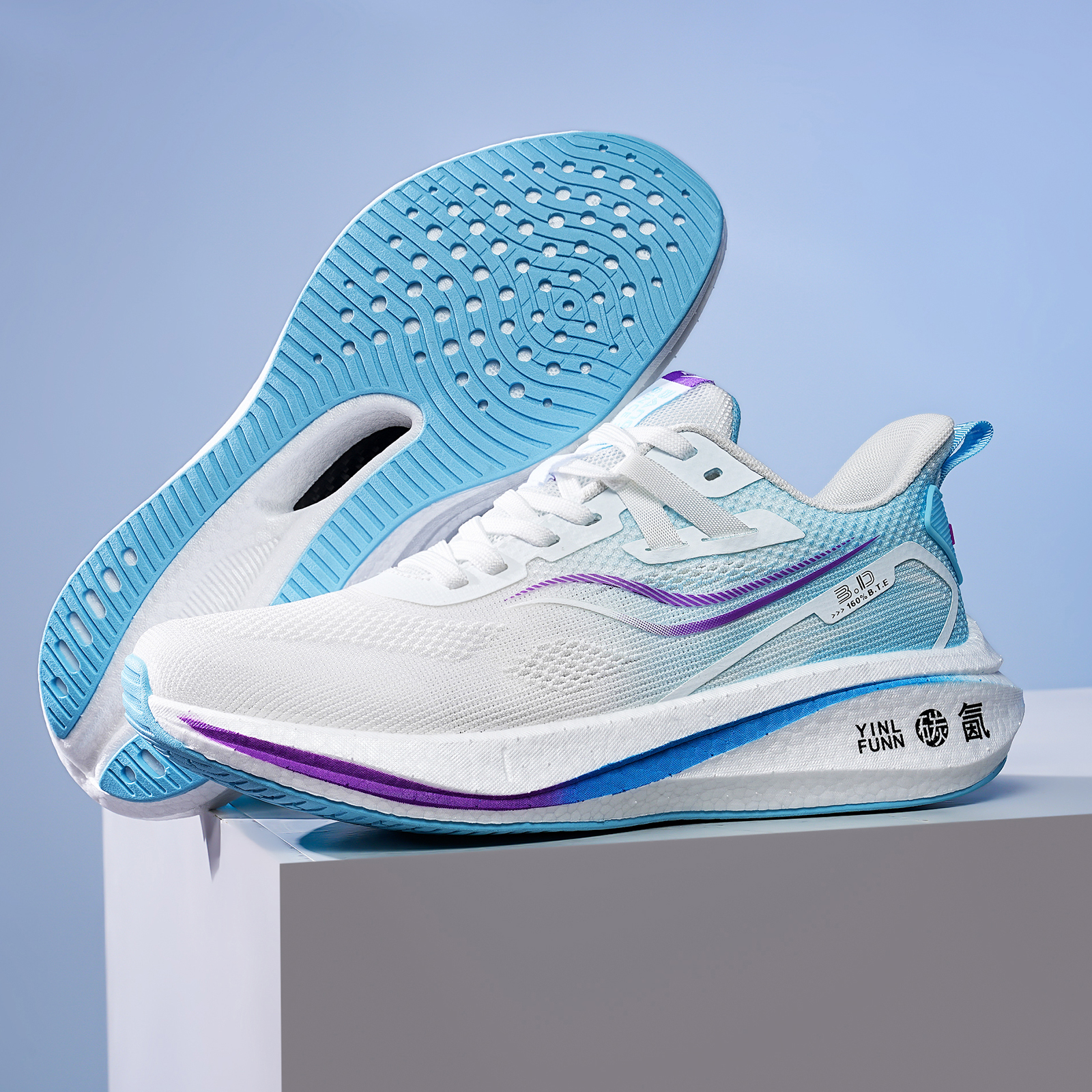 BTE Cushioning Height Increasing Support Abrasion Resistant Breathable Low top Full Length Carbon Plate ZOOM