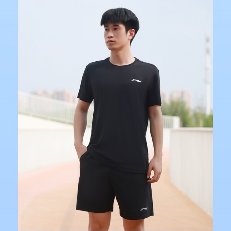 Li Ning Basketball Suit Unisex Black