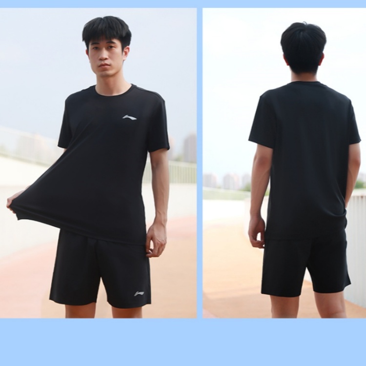 Li Ning Basketball Suit Unisex Black