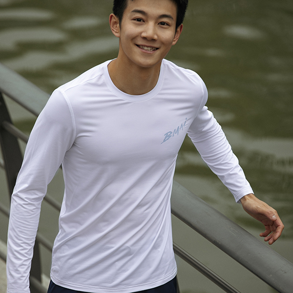 BMAI Workout Clothing Men’s Fish Belly White