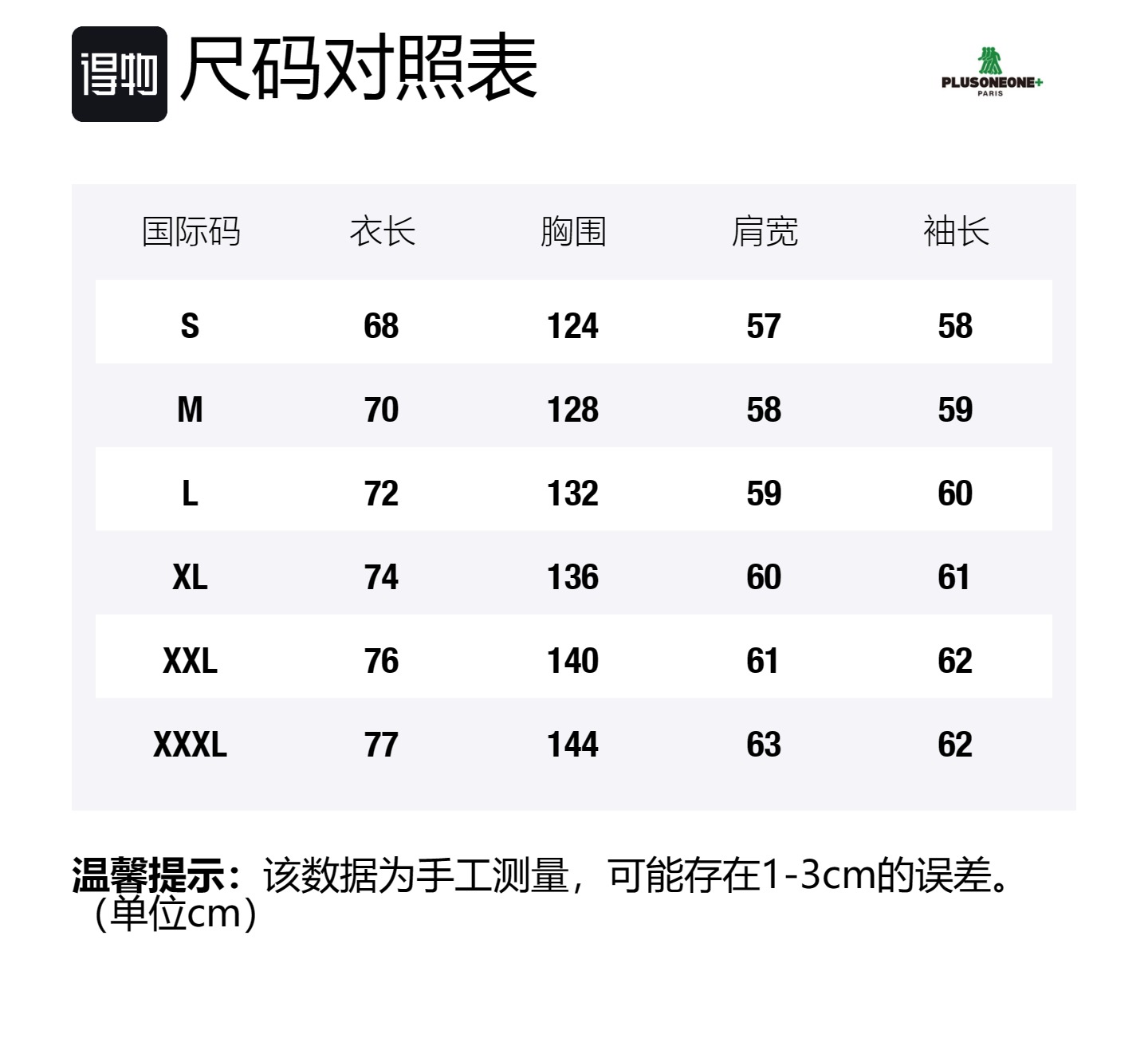 Size Table