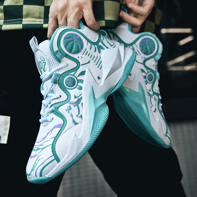 BIANSULONG Basketball Shoes Unisex High Top White Moon