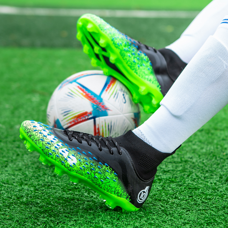 BIANSULONG Artificial Turf Cushioning Slip Resistant Lightweight Soccer Shoes Unisex