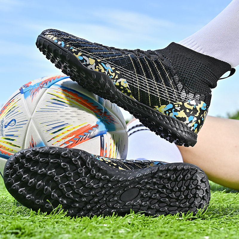 BIANSULONG FG Firm Ground Artificial Turf Abrasion Resistant Coverage Impact Resistant Soccer Shoes Unisex