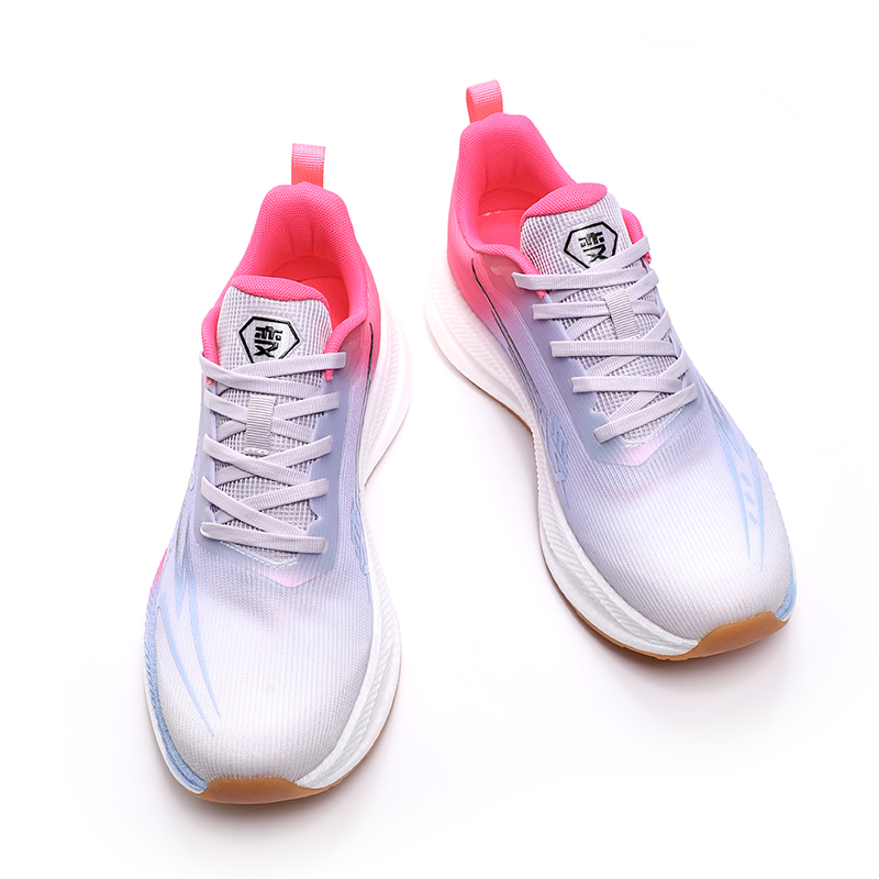 BIANSULONG Cushioning Slip Resistant Abrasion Resistant Low top Casual Training Running Shoes Men’s Light Purple Rose