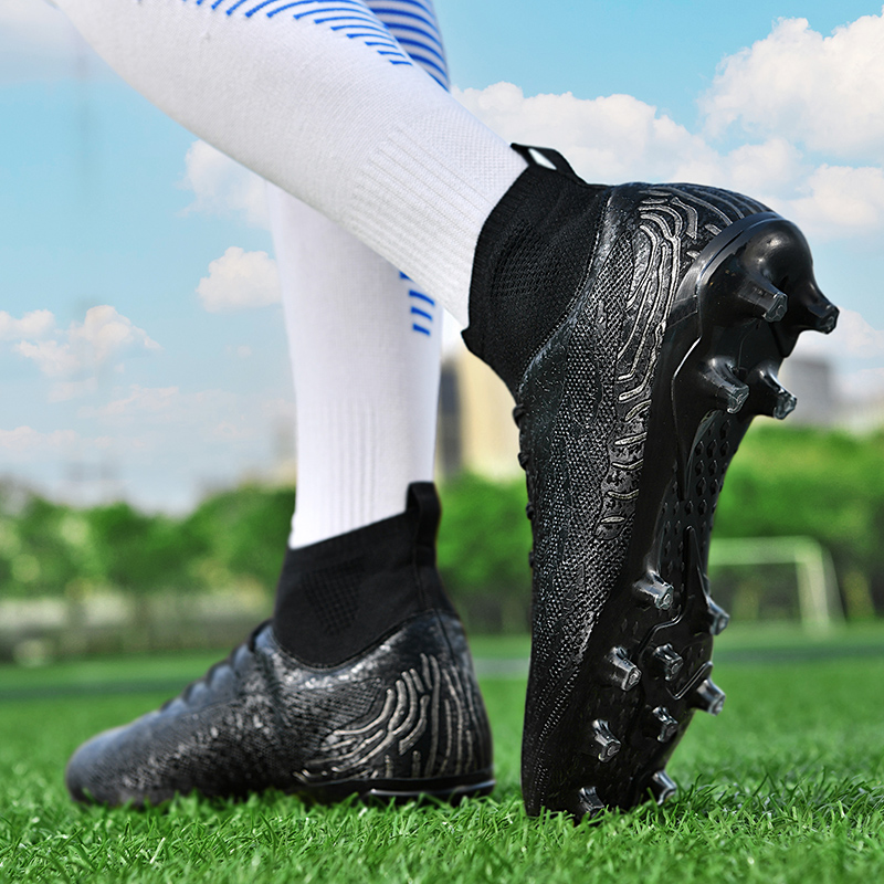 BIANSULONG Soccer Shoes Unisex Low Top White Blue
