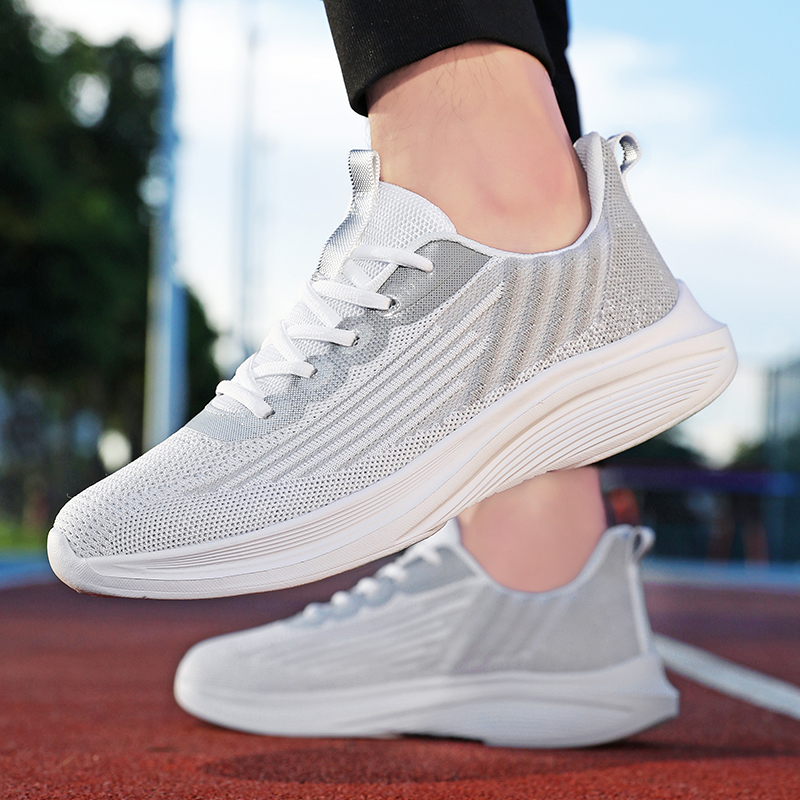 BIANSULONG Cushioning Slip Resistant Abrasion Resistant Low top Casual Running Shoes Unisex