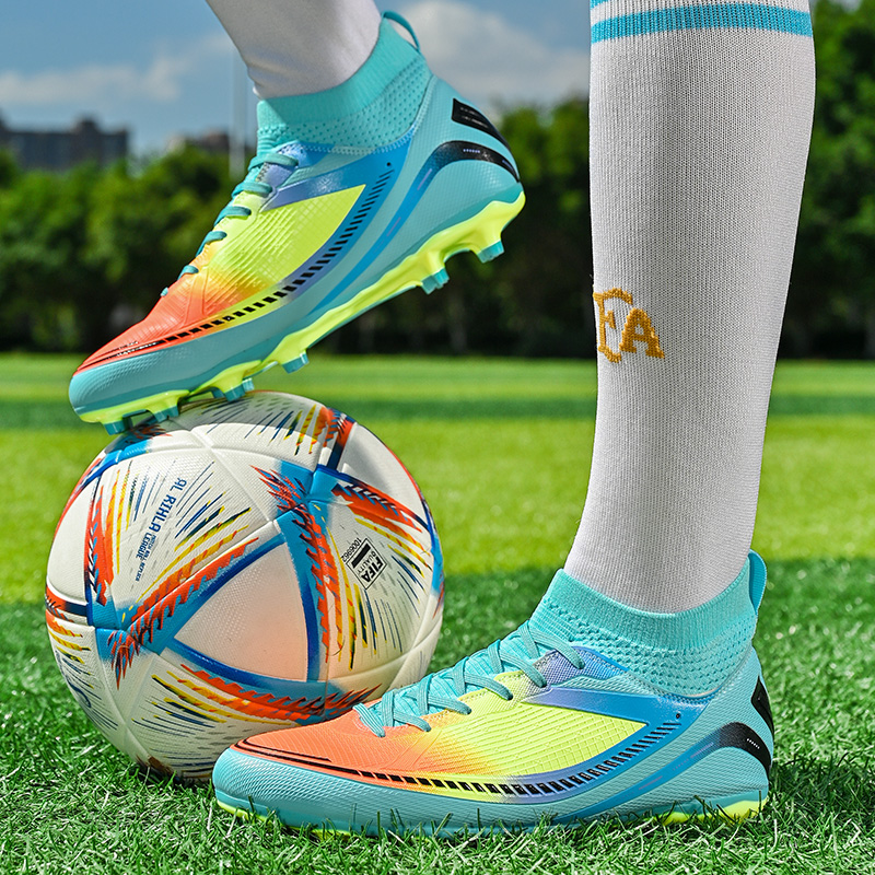 BIANSULONG Soccer Shoes Unisex Low Top Lunar Yellow