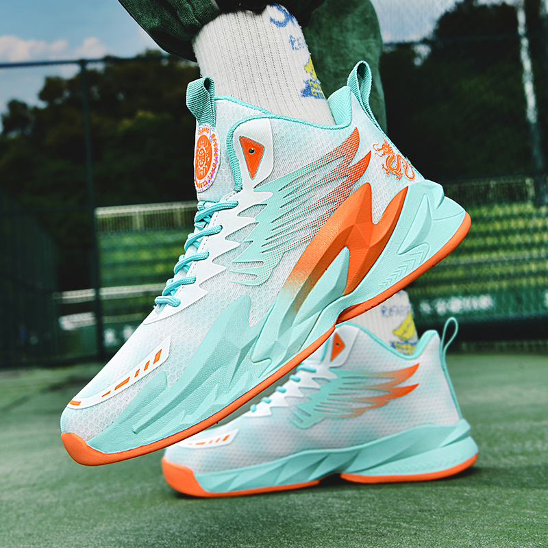 BIANSULONG Cushioning Coverage Balance Support Abrasion Resistant Slip Resistant High top Basketball Shoes Unisex