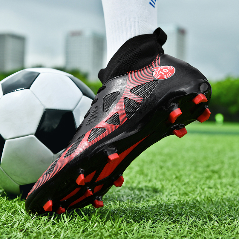 BIANSULONG Soccer Shoes Unisex Low Top Black