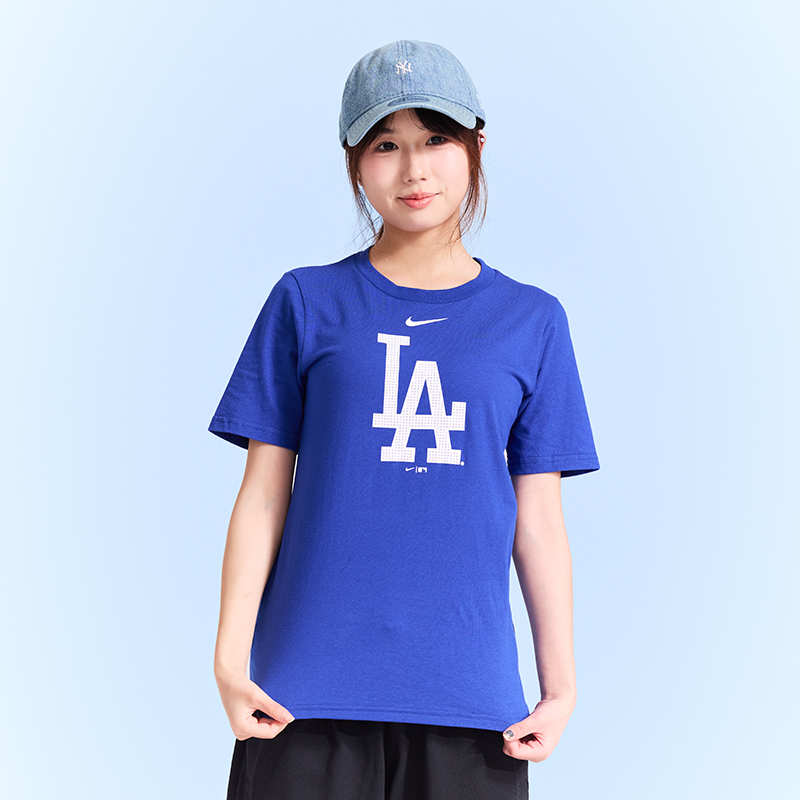 Футболка Nike × MLB T (синяя) — фото 5