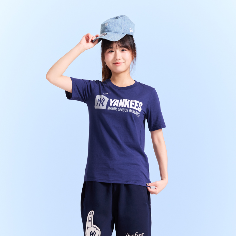Футболка Nike × MLB T (темно-синяя) — фото 6