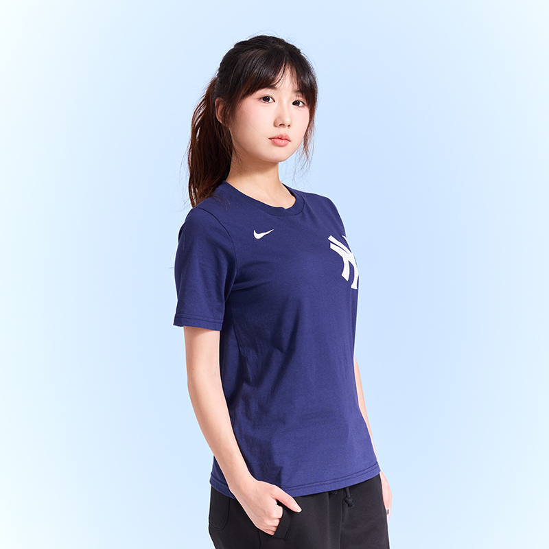 Подростковая футболка Nike × MLB New York Yankees (синяя) — фото 5