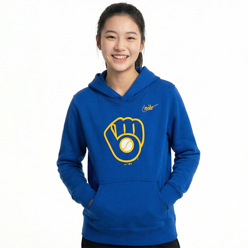 Худи Nike MLB Milwaukee Brewers (синее) — фото 4