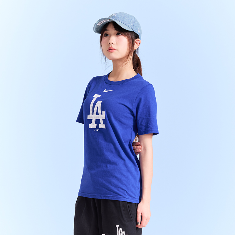 Футболка Nike × MLB T (синяя) — фото 4