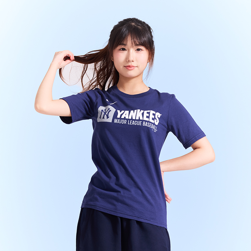 Футболка Nike × MLB T (темно-синяя) — фото 5