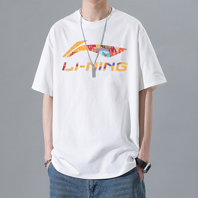 Li Ning Casual Sportswear Men’s Crew Neck Moderate