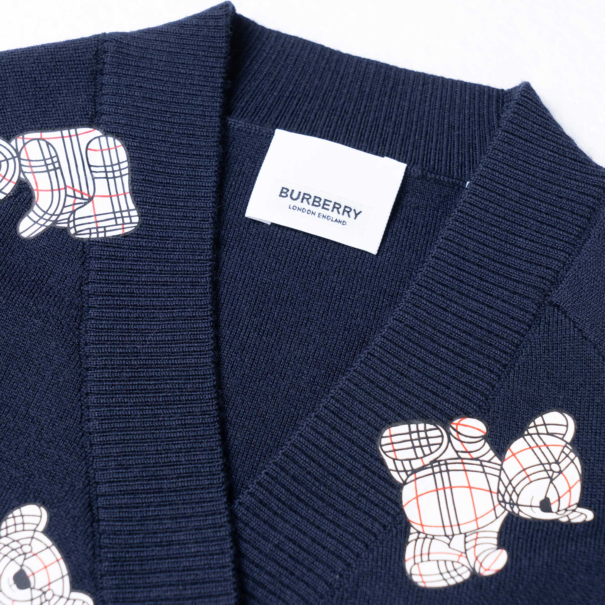 Женский свитер Burberry (темно-синий) — фото 6