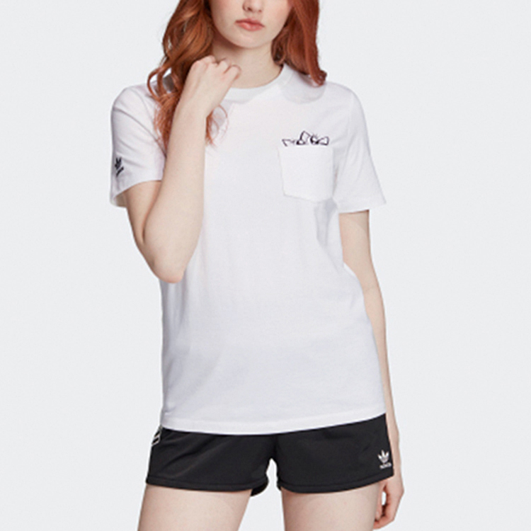 Женская футболка adidas originals Graphic T (белая) — фото 3