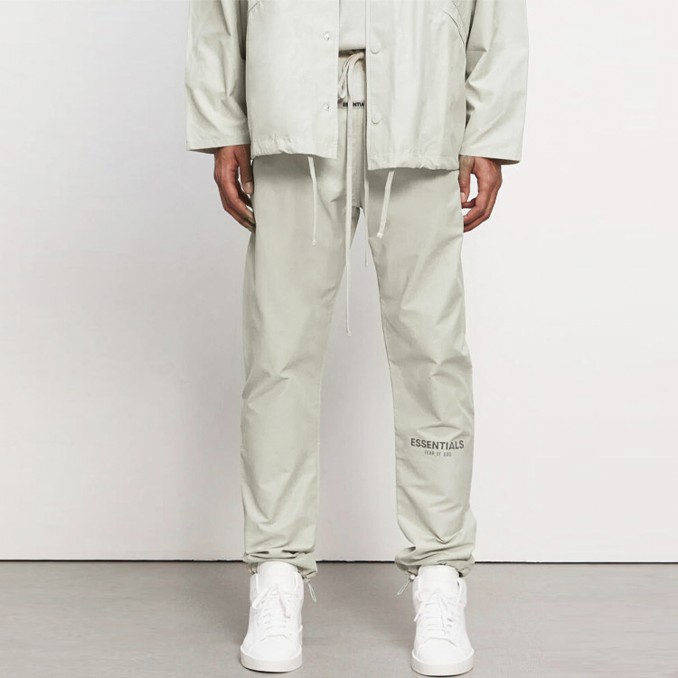 Штаны Fear of God Essentials FW20 Track Pants Sage (серо-зеленые) — фото 3