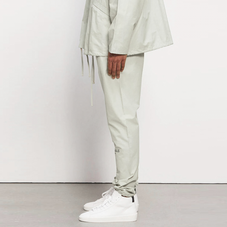 Штаны Fear of God Essentials FW20 Track Pants Sage (серо-зеленые) — фото 4