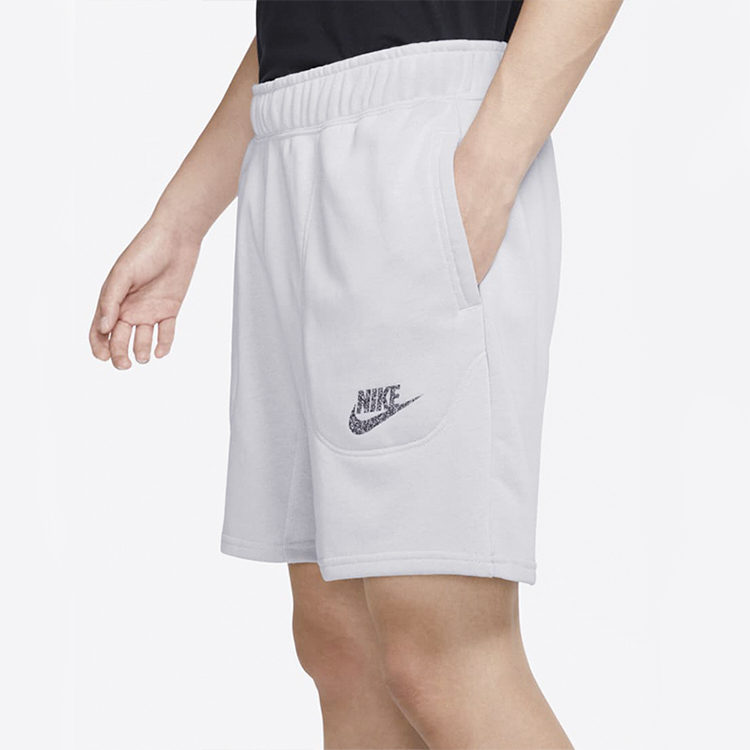 Мужские шорты Nike Sportswear French Terry (серые) — фото 7