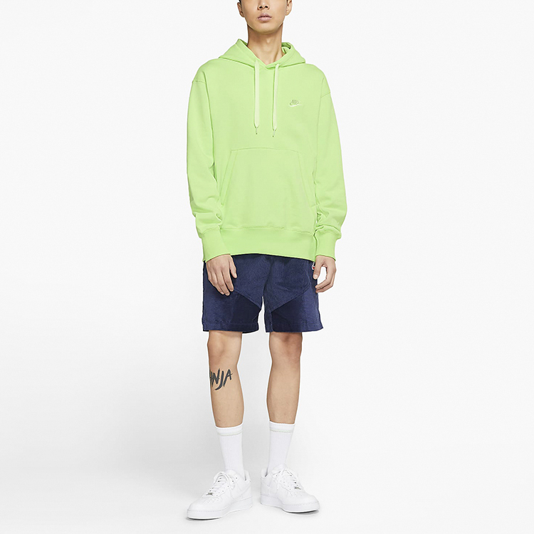 Мужское худи Nike Sportswear French Terry (зеленое) — фото 3