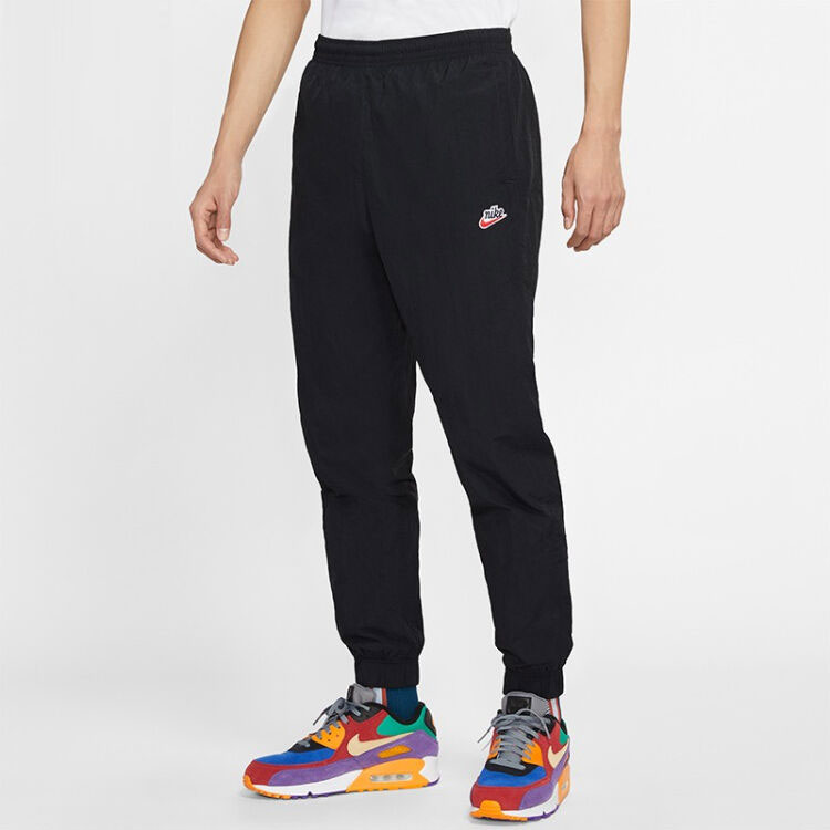 Мужские штаны Nike As M Nsw He Wr Pant Wvn Sign (черные) — фото 5