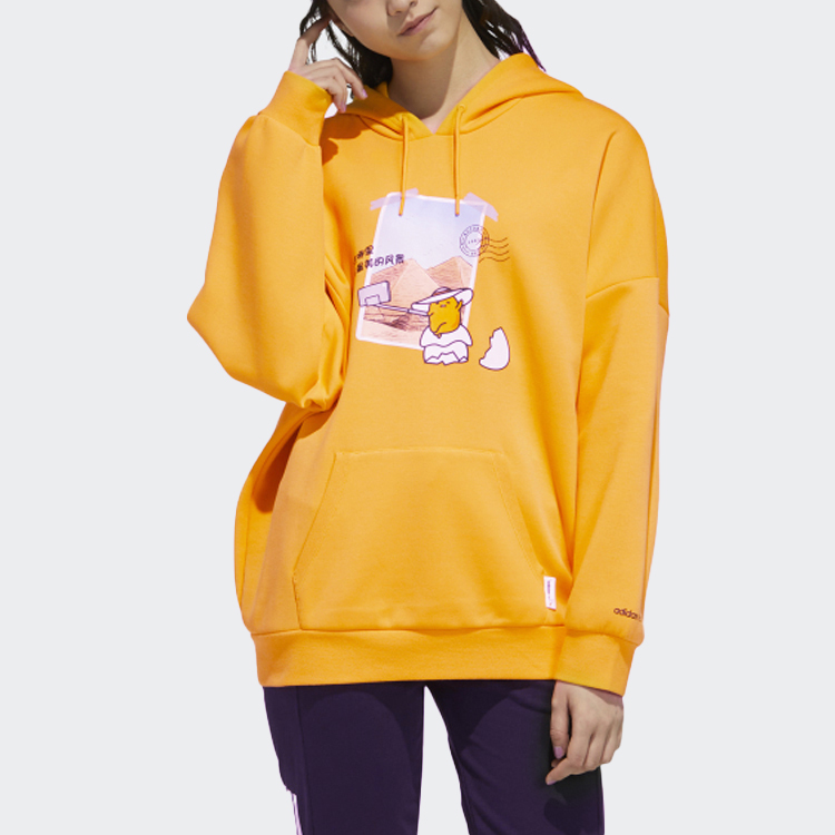 Женское худи adidas neo x Gudetama (желтое) — фото 4