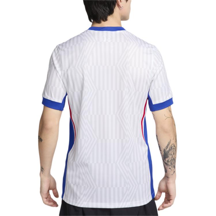 Nike Dri Fit Soccer Jersey Men’s White/Campus Blue/University Red