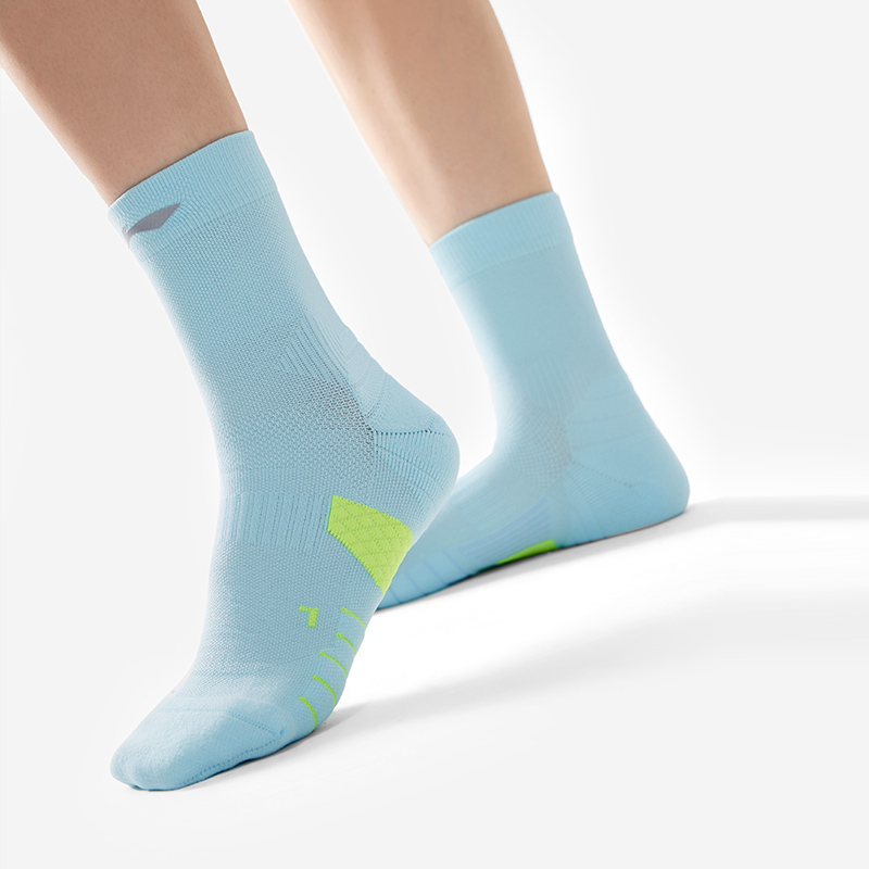 Li Ning Crew Socks Unisex 1 Pack Glacier Blue