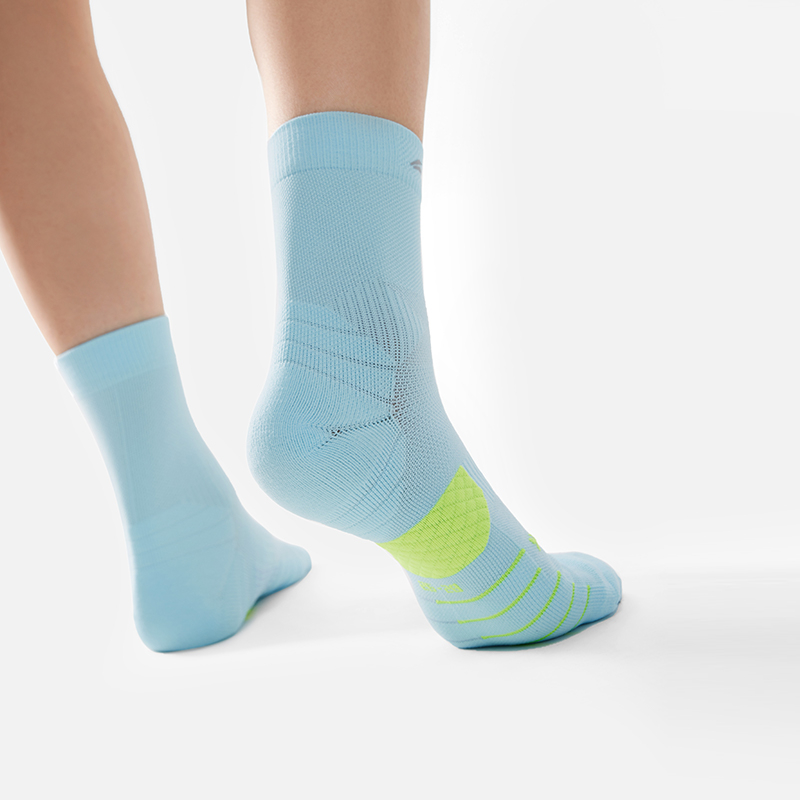 Li Ning Crew Socks Unisex 1 Pack Glacier Blue