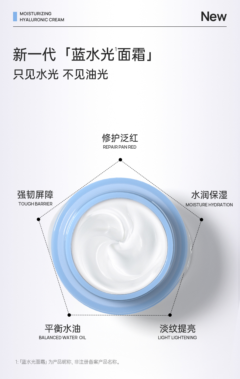 【香港直郵】 澳洲 Eaoron 新世代潤澤水光霜 50g 一抹爆水 保濕抗氧 淡紋緊緻 熬夜霜