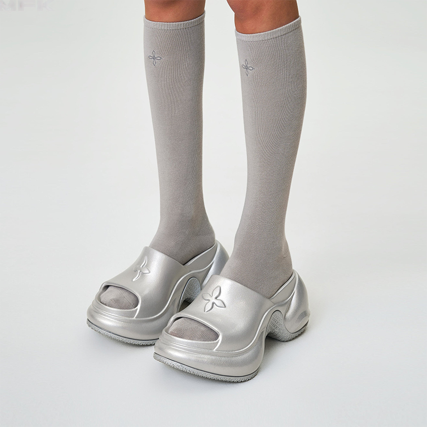 SMFK Compass Slide Slippers Women's Starry Silver