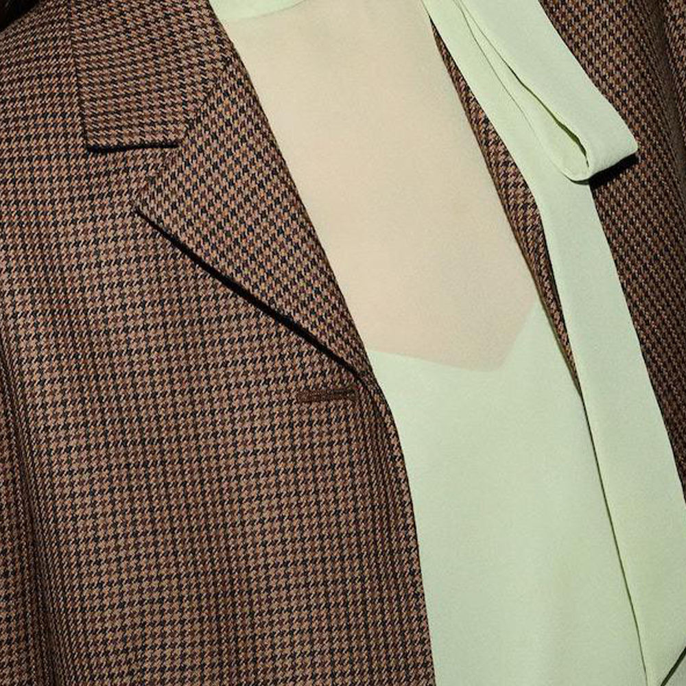 Женская куртка Gucci SS25 (бежево-коричневая) — фото 6