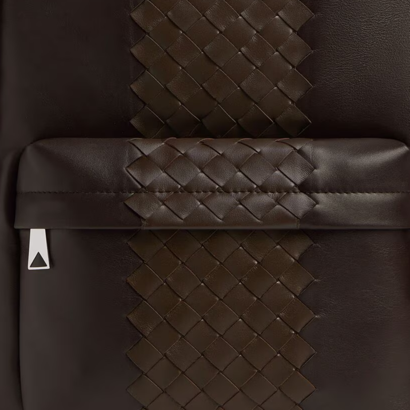 Мужской рюкзак Bottega Veneta Intrecciato (коричневый) — фото 5