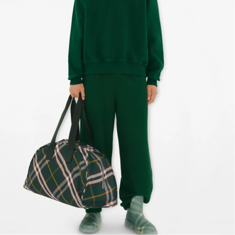 Мужская сумка Burberry (зеленый) — фото 6