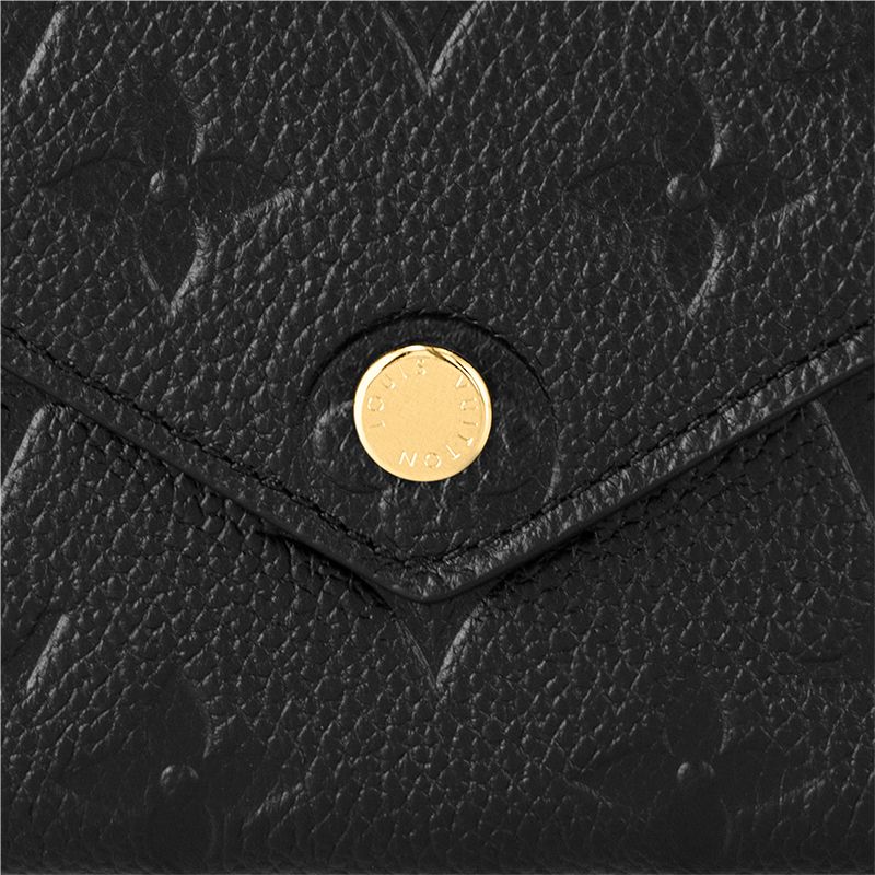 Женский кошелек Louis Vuitton Victorine (черный) — фото 6