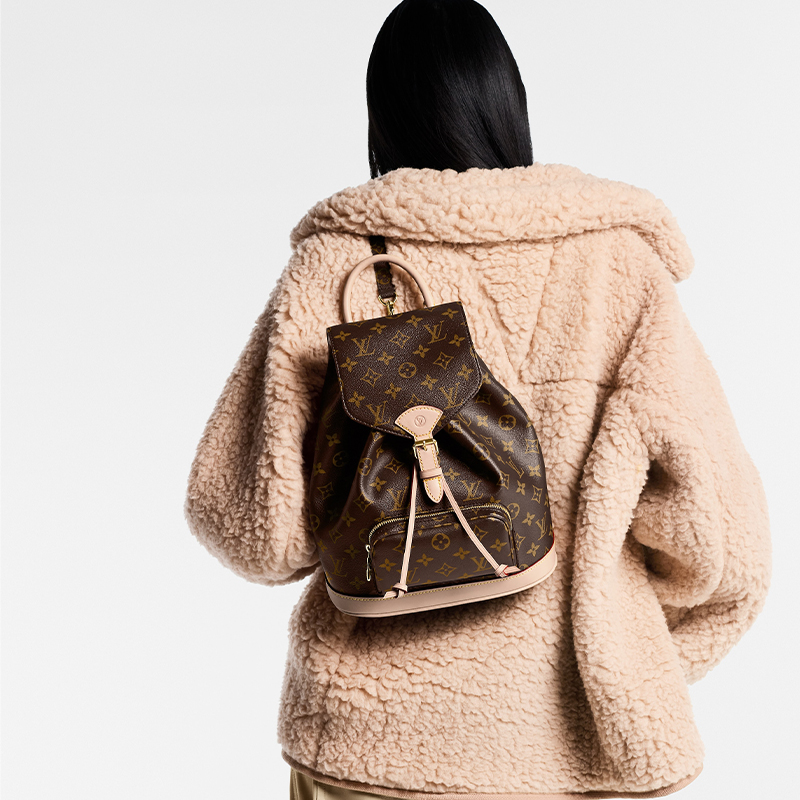 Женская сумка Louis Vuitton LOUIS VUITTON Montsouris PM Monogram (коричневый) — фото 8