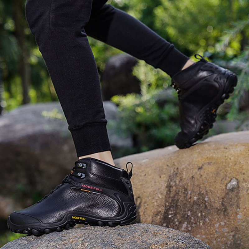 MODE FULL Mountaineering & Hiking Shoes Men’s High Top Black
