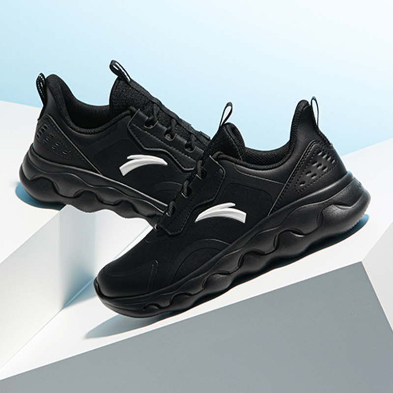 Anta Abrasion Resistant Low top Running Shoes Women’s Black
