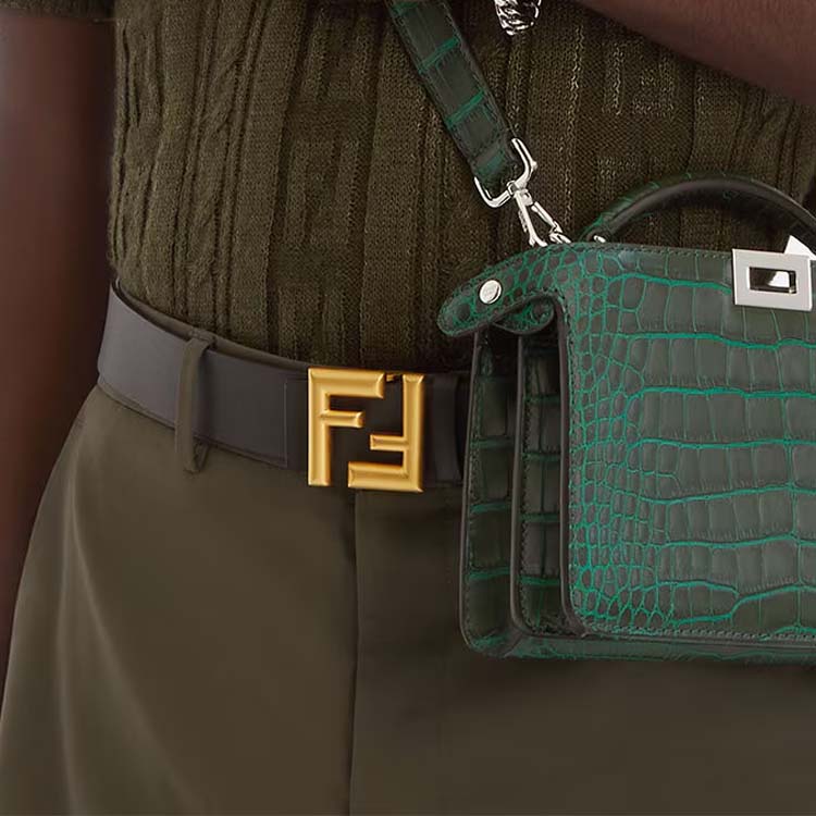 Ремень Fendi (коричневый) — фото 3