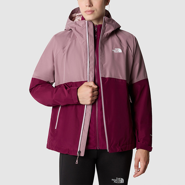 Женская куртка The North Face DIABLO (бордовая) — фото 3