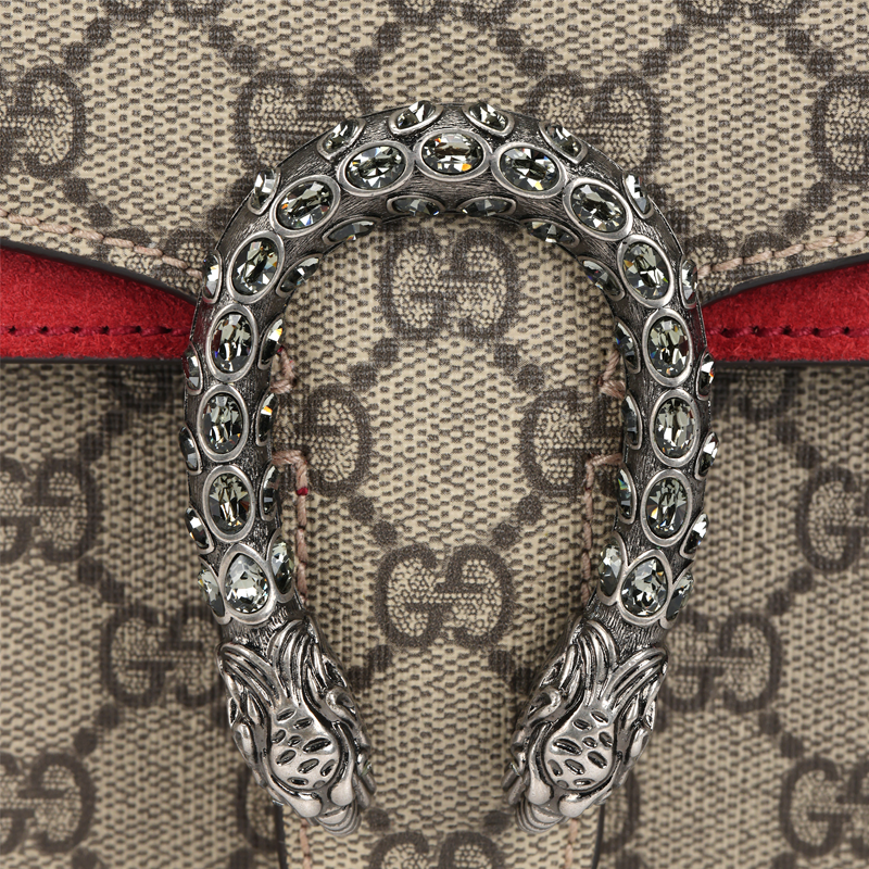 Женская сумка Gucci Dionysus (коричнево-бежевая) — фото 5