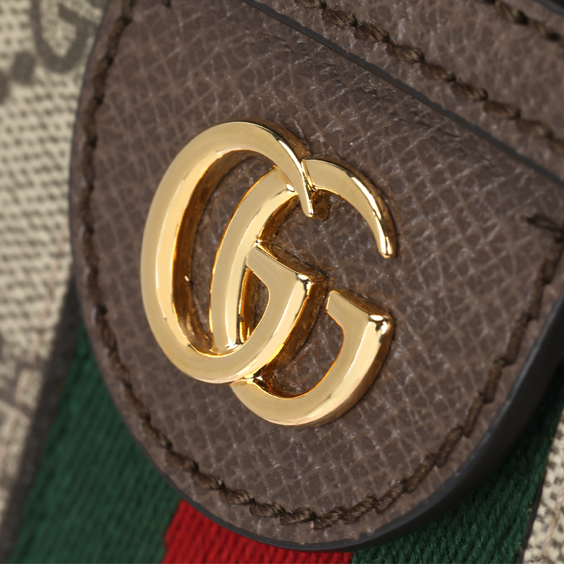 Женская сумка Gucci Ophidia (утомительно-коричневая) — фото 5