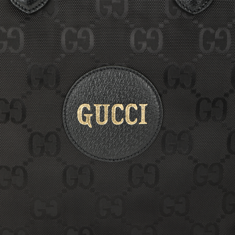 Мужская сумка Gucci Off The Grid Logo Tote (черная) — фото 5