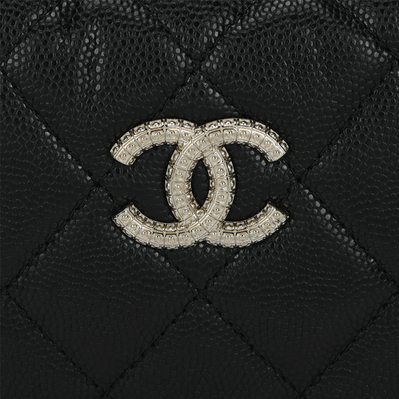 Женская сумка Chanel 25A C LOGO Hobo (черная) — фото 5