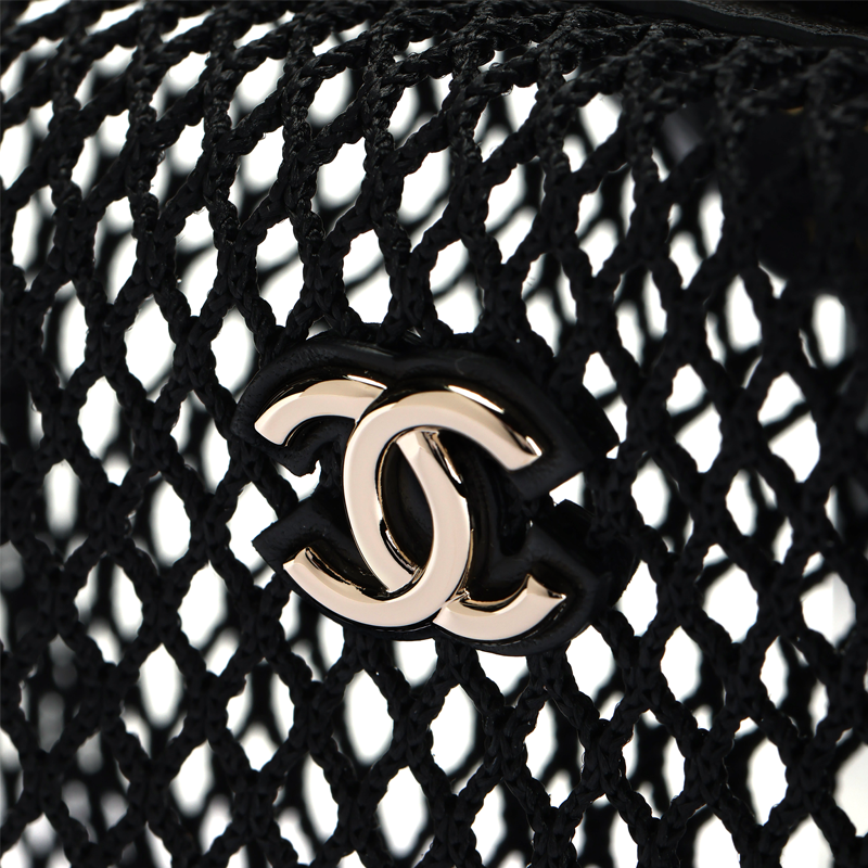 Сумка Chanel 25S C Logo (черная) — фото 5