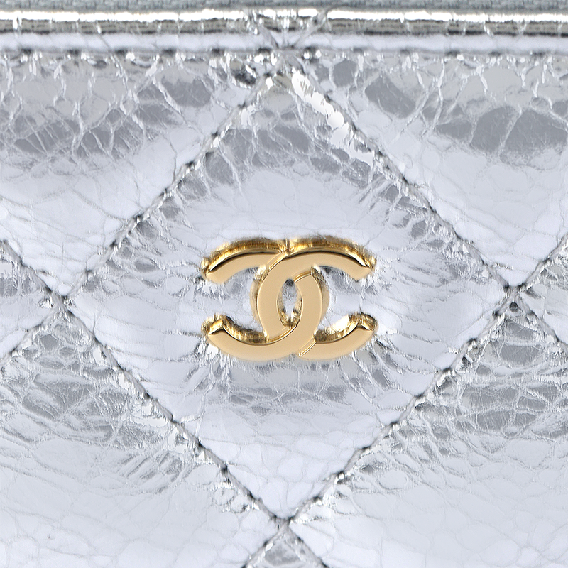 Женская сумка Chanel 26X LP (серебряная) — фото 5