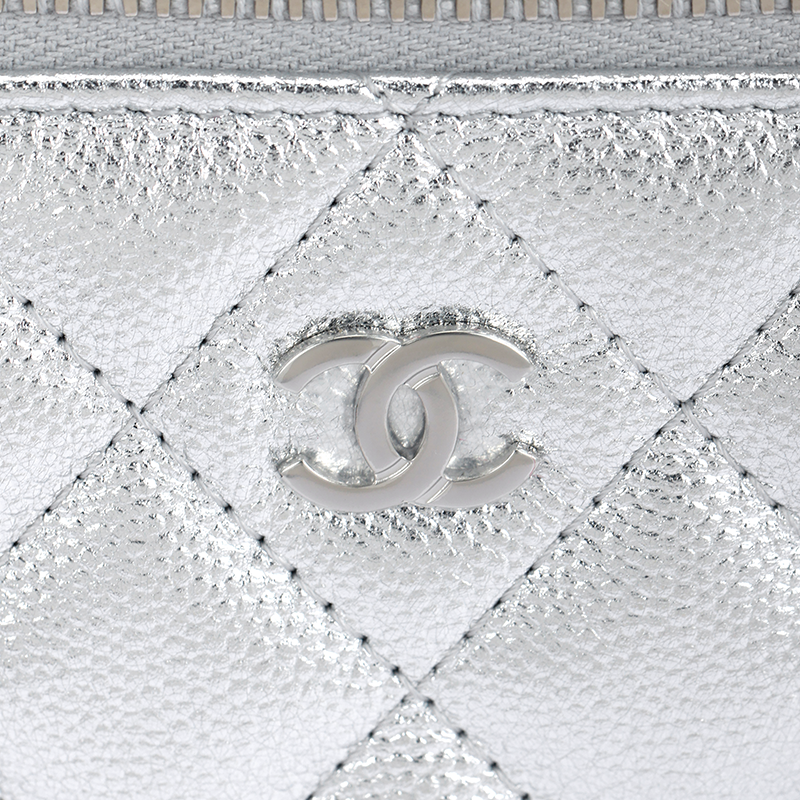 Женская сумка Chanel (серебристый) — фото 5